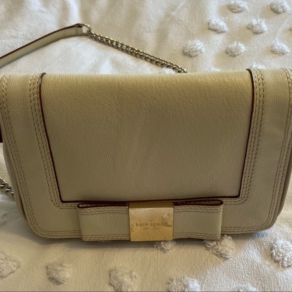 Kate Spade New York cream purse with dust bag - Picture 5 of 6